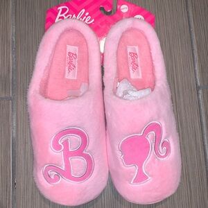 Barbie Pink Women's Slippers Size XL 9.5-10.5